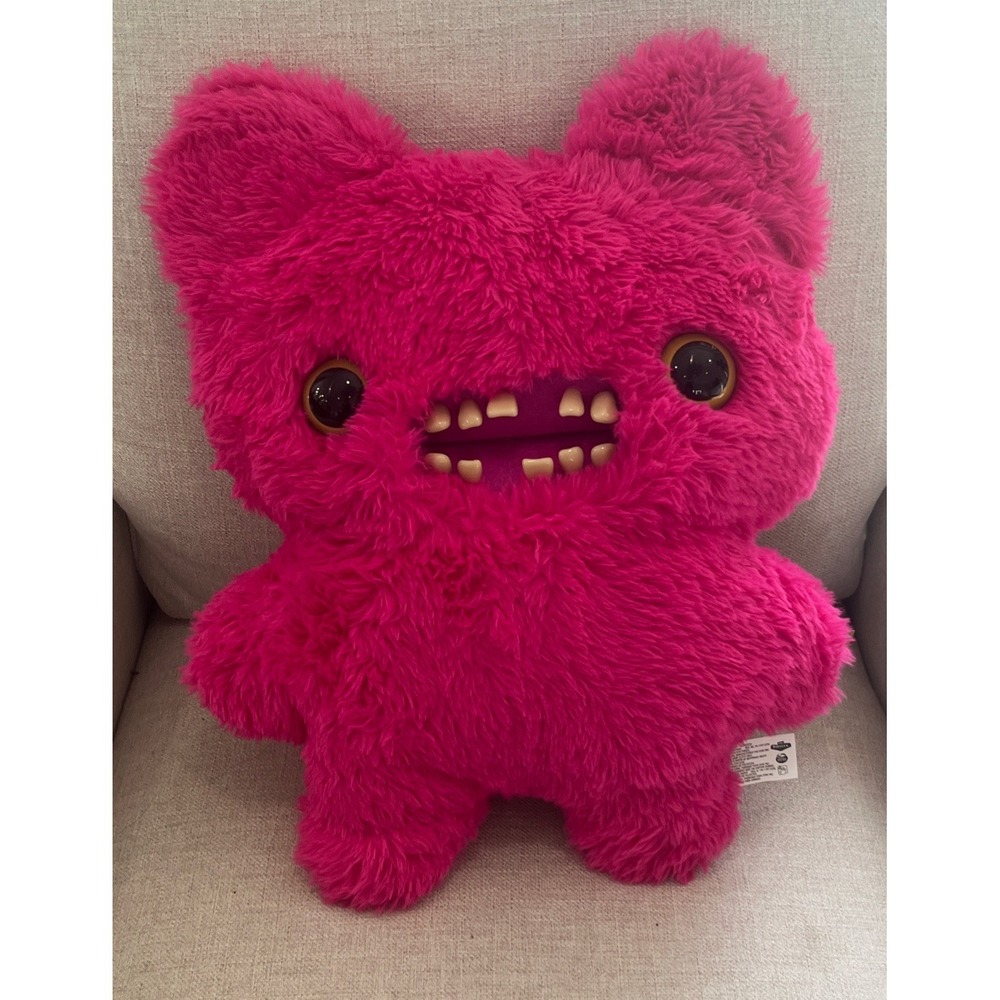 Zuru Fuggler Bigg Fuggs Pink Monster-Screech 18" XL Plush Ugly Doll Toy Ltd NWT!